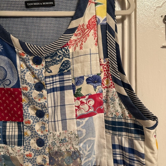 Patchwork Sleeveless vest one of a kind made from Carmel, CA - Picture 15 of 15